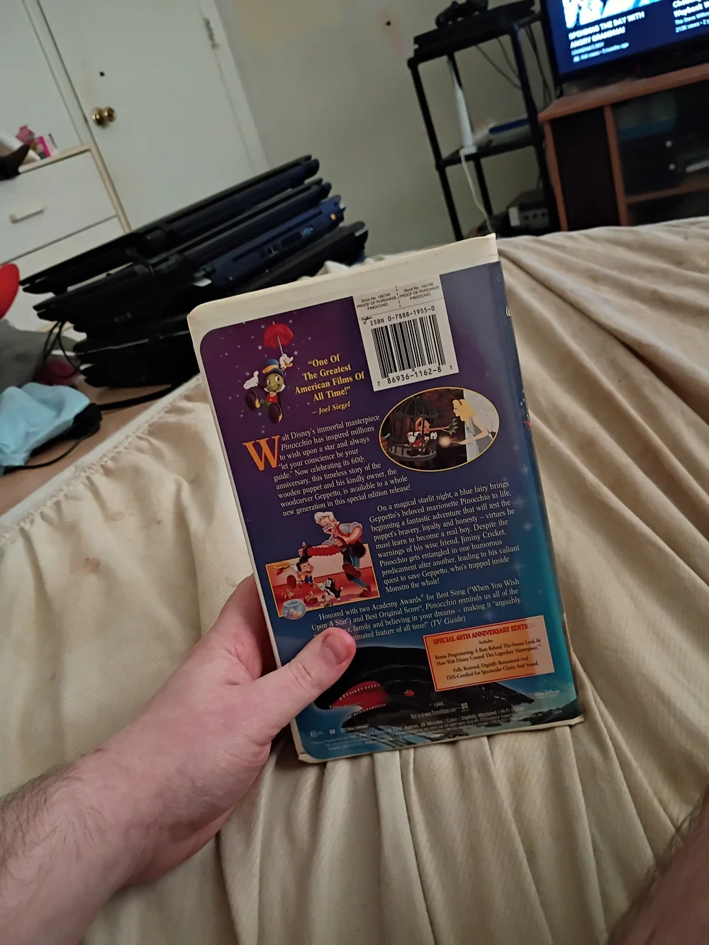 Disney Pinocchio VHS - Classic Blue Cover